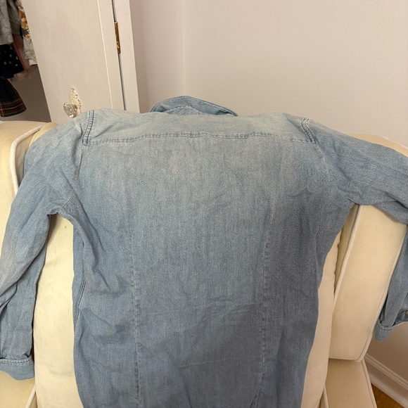 J. Crew Jean shirt . Size medium . Great condition . - Picture 4 of 4